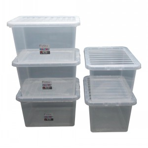 Wham Crystal Plastic Storage Box & Lid Size 07 (25 Litre)